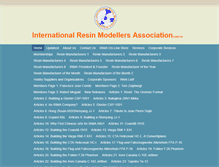 Tablet Screenshot of internationalresinmodellers.com